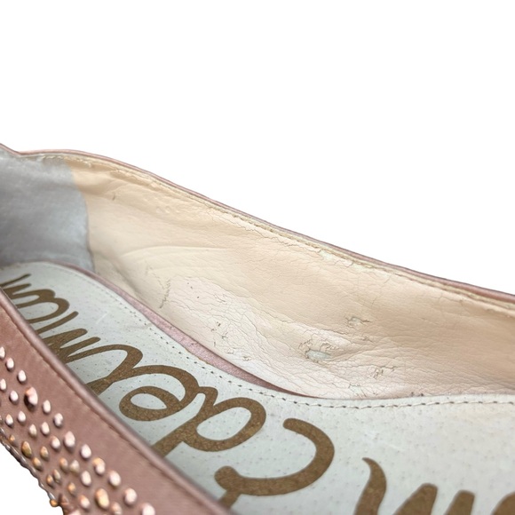 Sam Edelman Jolie Flats Studded Ballerina Rose Gold - Picture 10 of 12
